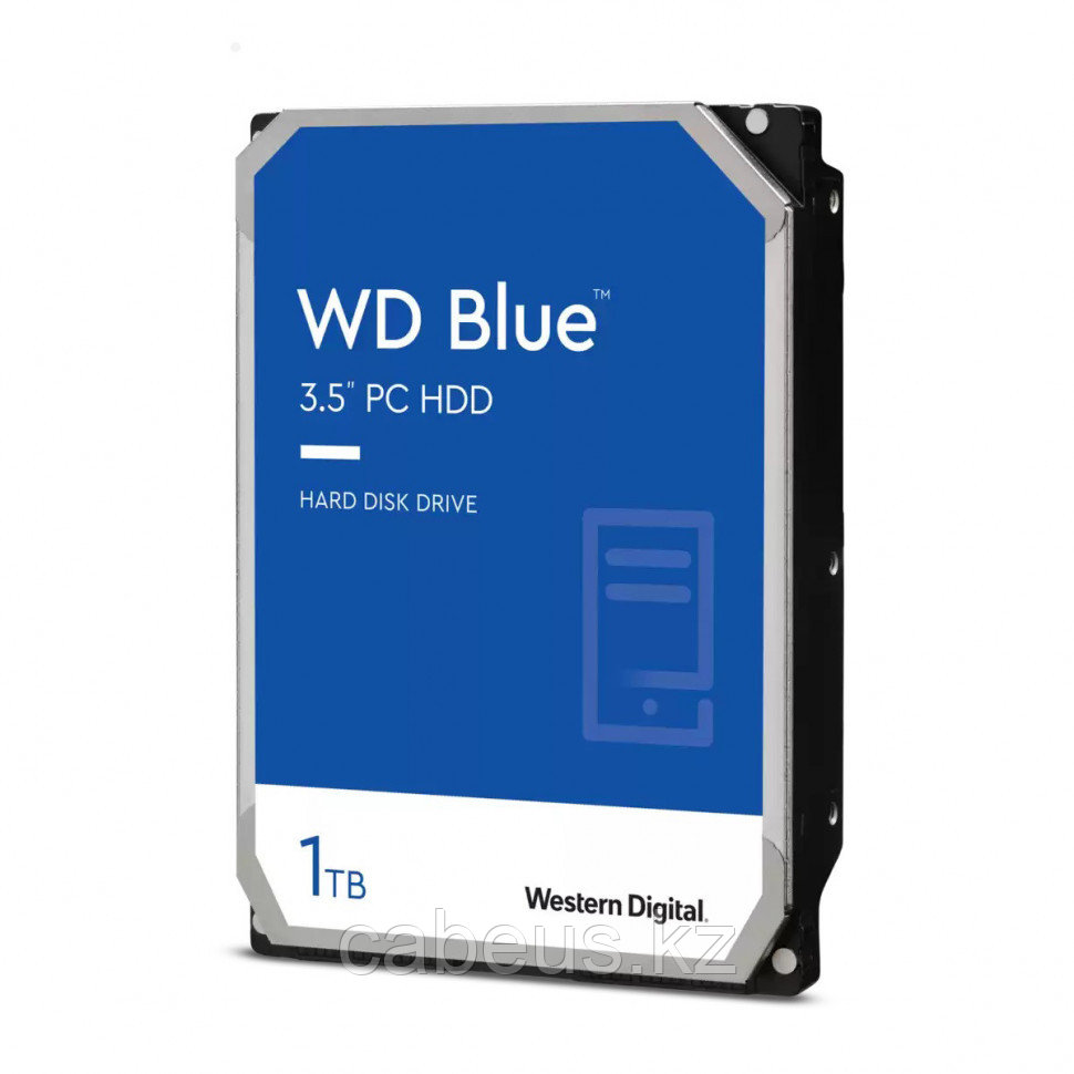 Жёсткий диск WD Blue, 1 ТБ, SATA, 5 400 rpm, WD10EZRZ - фото 1 - id-p113386422