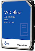 Жёсткий диск WD Blue, 6 ТБ, SATA, 5 400 rpm, WD60EZAZ