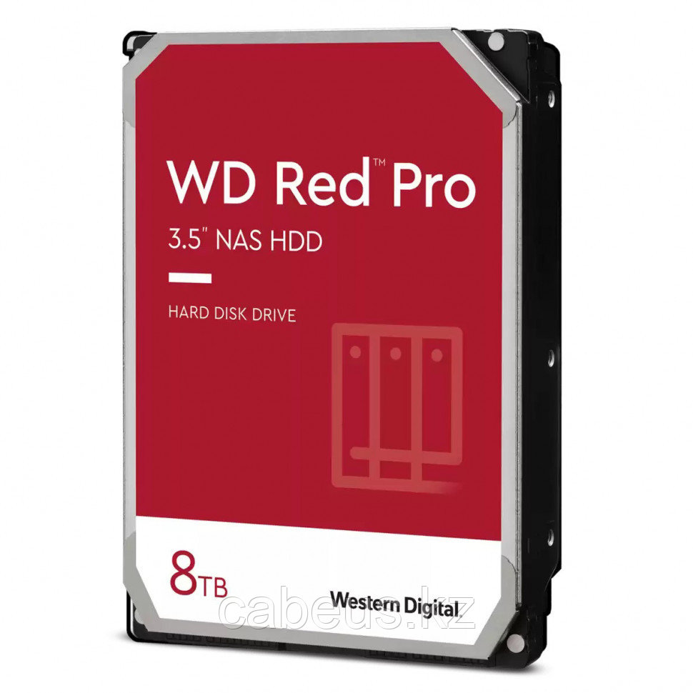 Жёсткий диск WD Red Pro, 8 ТБ, SATA, 7 200 rpm, WD8003FFBX - фото 1 - id-p113386434