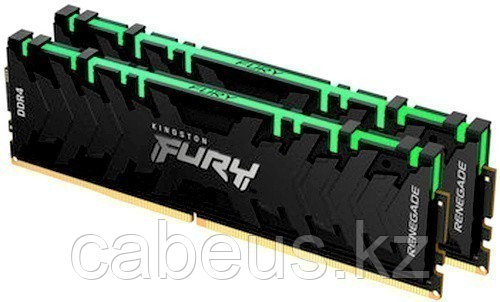 Оперативная память 16Gb DDR4 3600MHz Kingston Fury Renegade RGB (KF436C16RBAK2/16) (2x8Gb KIT) - фото 1 - id-p31702470