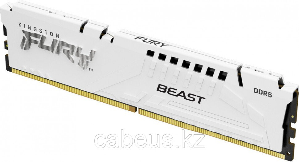 Оперативная память 16Gb DDR5 5200MHz Kingston Fury Beast White (KF552C36BWE-16) - фото 1 - id-p31702466