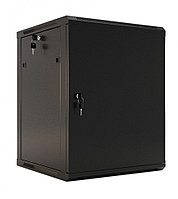 Шкаф телекоммуникационный настенный Hyperline TWB, 19", 6U, 367х600х450 мм (ВхШхГ), дверь: металл, боковая