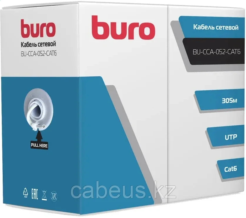 Бухта Buro BU-CCA-052-CAT6, 305м - фото 1 - id-p113358086