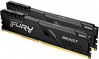 Оперативная память 8Gb DDR4 2666MHz Kingston Fury Beast Black (KF426C16BBK2/8) (2x4Gb KIT)