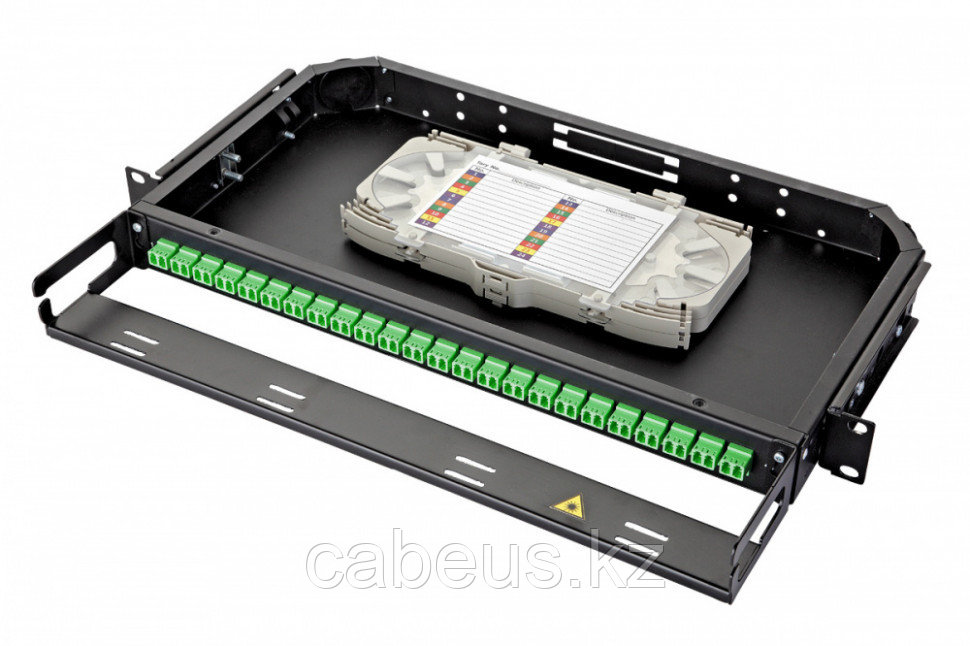 Коммутационная панель ВО Eurolan 47C-24, 1HU, портов: 24 LC/APC (Duplex) OS2, установлено адаптеров: 12 - фото 4 - id-p113394410