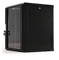 Шкаф телекоммуникационный настенный Hyperline TWB-FC, 19", 15U, 775х600х450 мм (ВхШхГ), дверь: стекло,