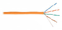 Бұралған жұп кабель Nikolan, U/UTP, 4 пар., мыс. 5е, ткізгіш Ø 0,5мм, AWG24, LSZH (нг(А)-HF), 100 мГц, 1м