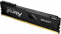 Оперативная память 16Gb DDR4 3600MHz Kingston Fury Beast Black (KF436C18BB/16)