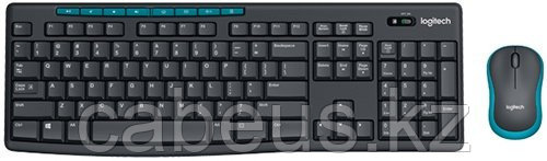 Клавиатура + мышь Logitech Wireless Combo MK275 Black (920-008535/920-007721) - фото 1 - id-p113365601