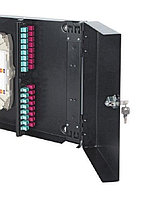 Коммутационная панель ВО Eurolan 47D-24, 1HU, портов: 24 LC/UPC (Duplex) OM4, установлено адаптеров: 24