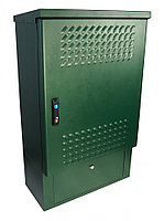 Шкаф уличный всепогодный укомплектованный настенный ЦМО ШТВ-НН-Т1-MC1, IP54, 9U, корпус: сталь нержавеющая,