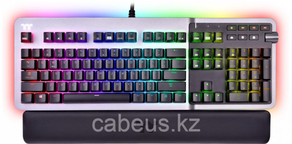 Клавиатура Tt eSPORTS Argent K5 RGB Cherry MX Silver (GKB-KB5-SSSRRU-01) - фото 1 - id-p113365637