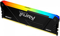 Оперативная память 8Gb DDR4 2666MHz Kingston Fury Beast RGB (KF426C16BB2A/8)