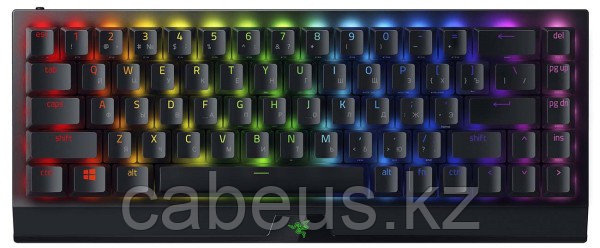 Клавиатура Razer BlackWidow V3 Mini Hyperspeed (Yellow Switch) - фото 1 - id-p113365672