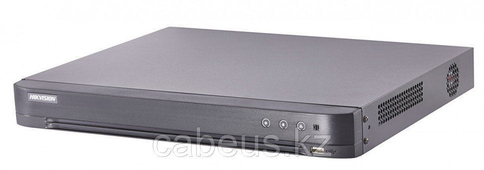 Видеорегистратор HIKVISION, гибридный, каналов: 8, H.265+/H.265/H.264+/H.264, 2x HDD, звук Да, порты: HDMI, 2x - фото 1 - id-p113386564