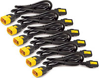 Силовой шнур APC, IEC 320 C13, вилка IEC 60320 С14, 1.83 м, 10А, 6 шнуров в комплекте, цвет: чёрный