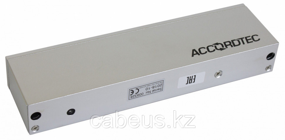 Электромагнитный замок AccordTec, накладной, с планкой, усилие удержания: 500 кг, ML-500A, с индикацией, цвет: - фото 1 - id-p113387534
