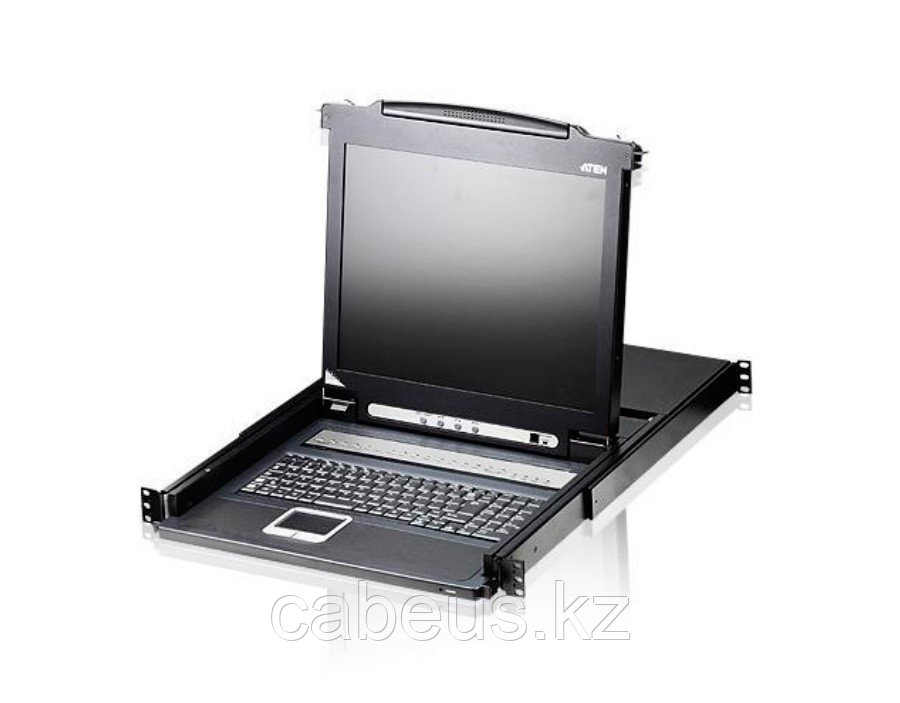 Переключатель KVM Aten, Altusen, портов: 8 х SPHD-15, 440х480х634 мм (ВхШхГ), PS/2, цвет: чёрный - фото 1 - id-p113399433