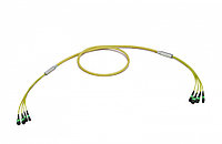 Коммутационный шнур оптический Eurolan, MTP/MTP, OS2 9/125, LSZH (нг(A)-HF), Ø 5,5мм, 1м, цвет: жёлтый,