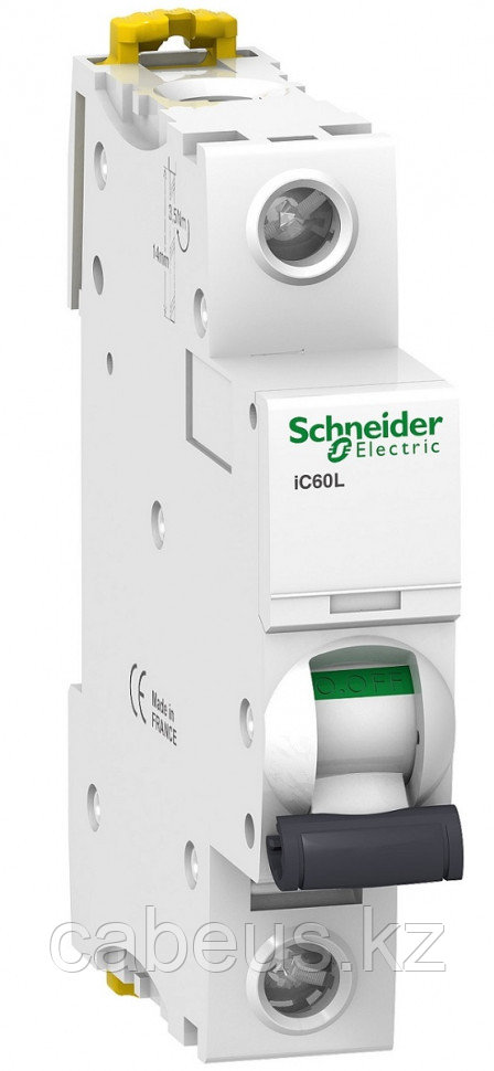 Автоматический выключатель Schneider Electric Acti 9, 2 модуль, B класс, 1P, 63А, 15кА, (A9F93163) - фото 1 - id-p95682631