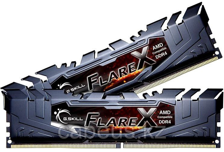 Оперативная память 32Gb DDR4 3200MHz G.Skill Flare X (F4-3200C16D-32GFX) (2x16Gb KIT) - фото 1 - id-p113379634