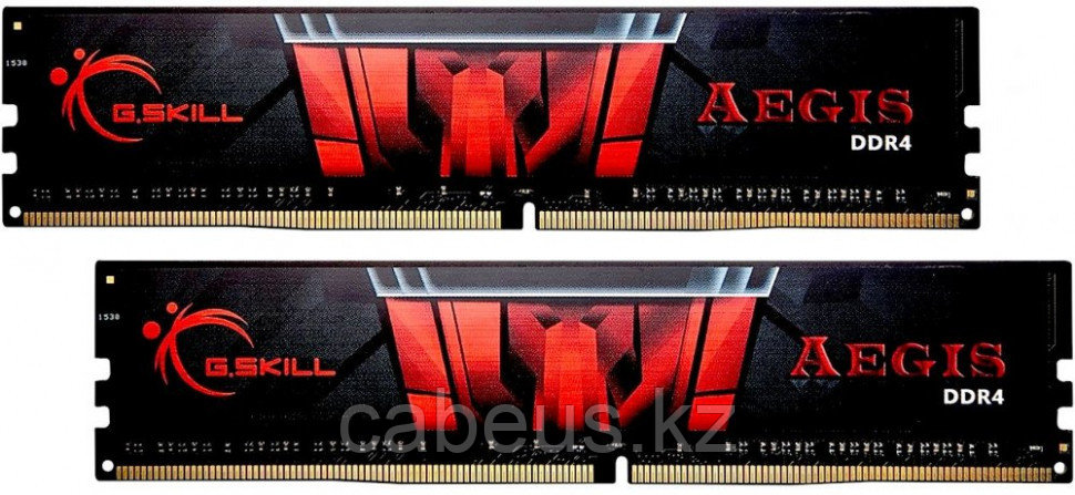 Оперативная память 32Gb DDR4 3200MHz G.Skill Aegis (F4-3200C16D-32GIS) (2x16Gb KIT) - фото 1 - id-p113379635