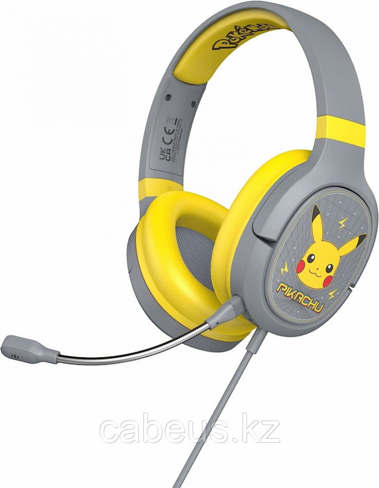 Гарнитура OTL Technologies Pokemon Pikachu Pro G1 Grey/Yellow - фото 1 - id-p113363419