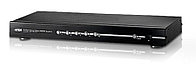 Переключатель KVM Aten, портов: 4 х HDMI, 55,4х158,6х437,2 мм (ВхШхГ), RS232, цвет: чёрный
