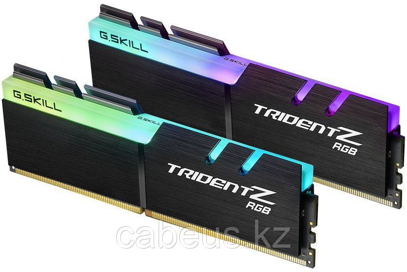 Оперативная память 16Gb DDR4 3200MHz G.Skill Trident Z RGB (F4-3200C16D-16GTZR) (2x8Gb KIT) - фото 1 - id-p113379636