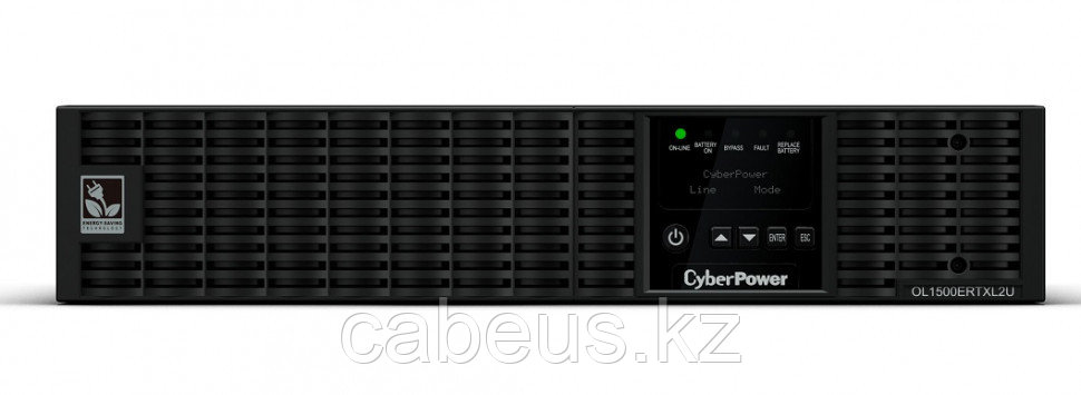 ИБП CyberPower ONLINE, 1500ВА, онлайн, в стойку, 438х430х88 (ШхГхВ), 220V, 2U, однофазный, (OL1500ERTXL2U) - фото 3 - id-p113384559