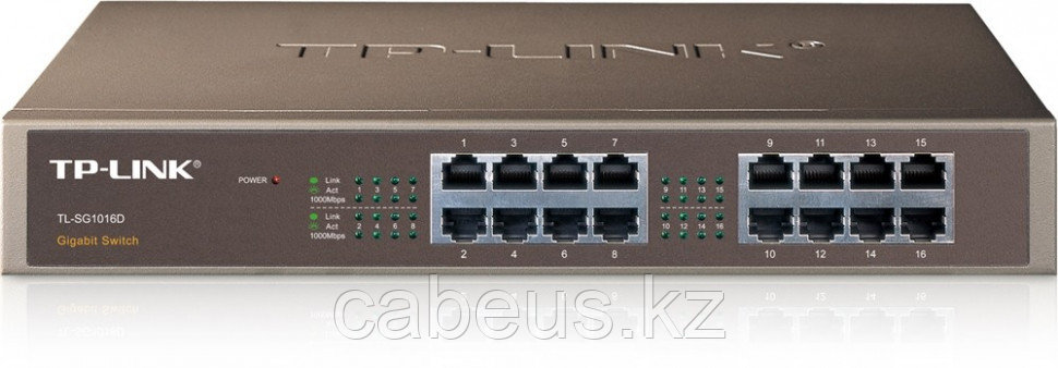 Коммутатор (switch) TP-Link TL-SG1016D - фото 1 - id-p113357152