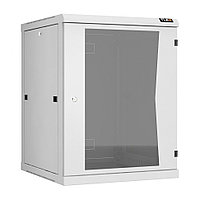 Шкаф телекоммуникационный настенный TLK Classic II, 19", 15U, 770х600х600 мм (ВхШхГ), дверь: стекло, боковая