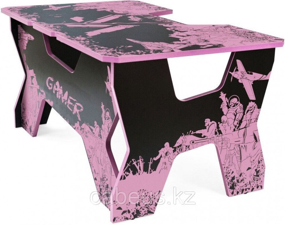 Игровой стол Generic Comfort Gamer 2 Black/Pink - фото 1 - id-p113371711