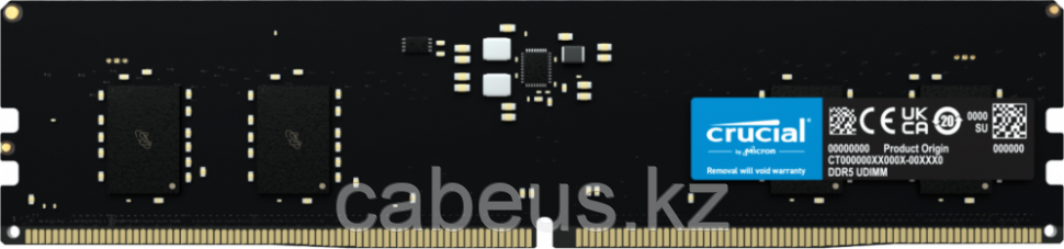 Оперативная память 8Gb DDR5 4800MHz Crucial (CT8G48C40U5) - фото 1 - id-p113379692