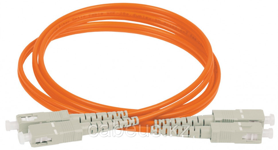 Коммутационный шнур оптический ITK, Duplex SC/SC (UPC/UPC), OM2 50/125, LSZH, 50м, цвет: оранжевый, - фото 1 - id-p113388670