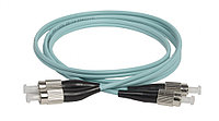 Коммутационный шнур оптический ITK, Duplex FC/FC (UPC/UPC), OM3 50/125, LSZH, 50м, цвет: бирюзовый,