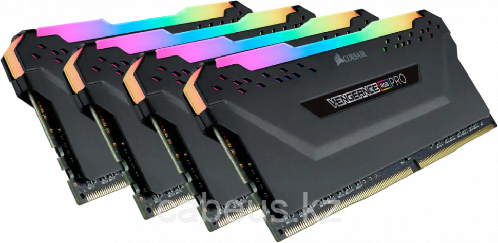 Оперативная память 32Gb DDR4 3600MHz Corsair Vengeance RGB PRO (CMW32GX4M4D3600C18) (4x8Gb KIT) - фото 1 - id-p113379701
