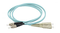 Коммутационный шнур оптический ITK, Duplex FC/SC (UPC/UPC), OM3 50/125, LSZH, 70м, цвет: голубой,
