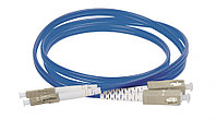 Коммутационный шнур оптический ITK, Duplex SC/LC (UPC/UPC), OM4 50/125, LSZH, 15м, цвет: синий,
