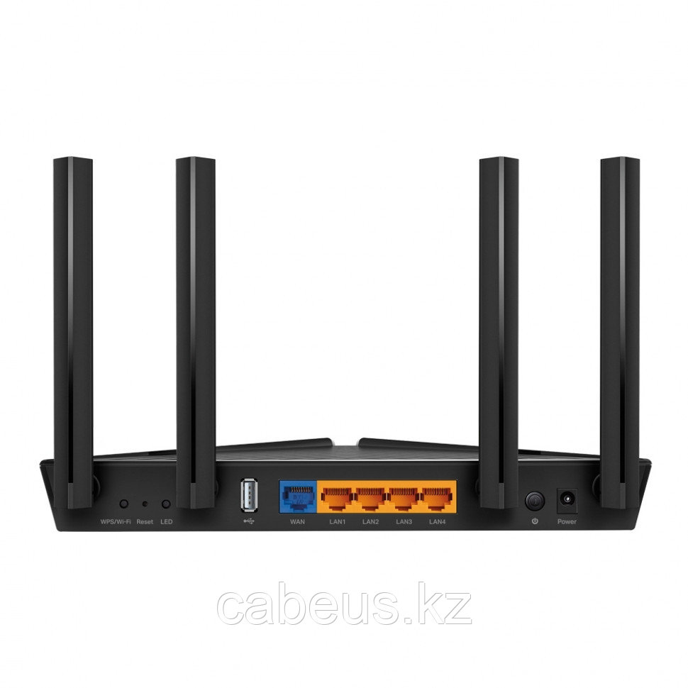 Маршрутизатор TP-Link, портов: 5, LAN: 4, WAN: 1, скорость мб/с: 1 775, антенн: 4, USB: Нет, 38,6х260,2х135 мм - фото 3 - id-p113397632