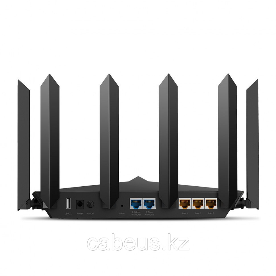 Маршрутизатор TP-Link, портов: 5, LAN: 5, WAN: 2, скорость мб/с: 6 579, антенн: 8, USB: Да, 174х311х207 мм - фото 3 - id-p113397640