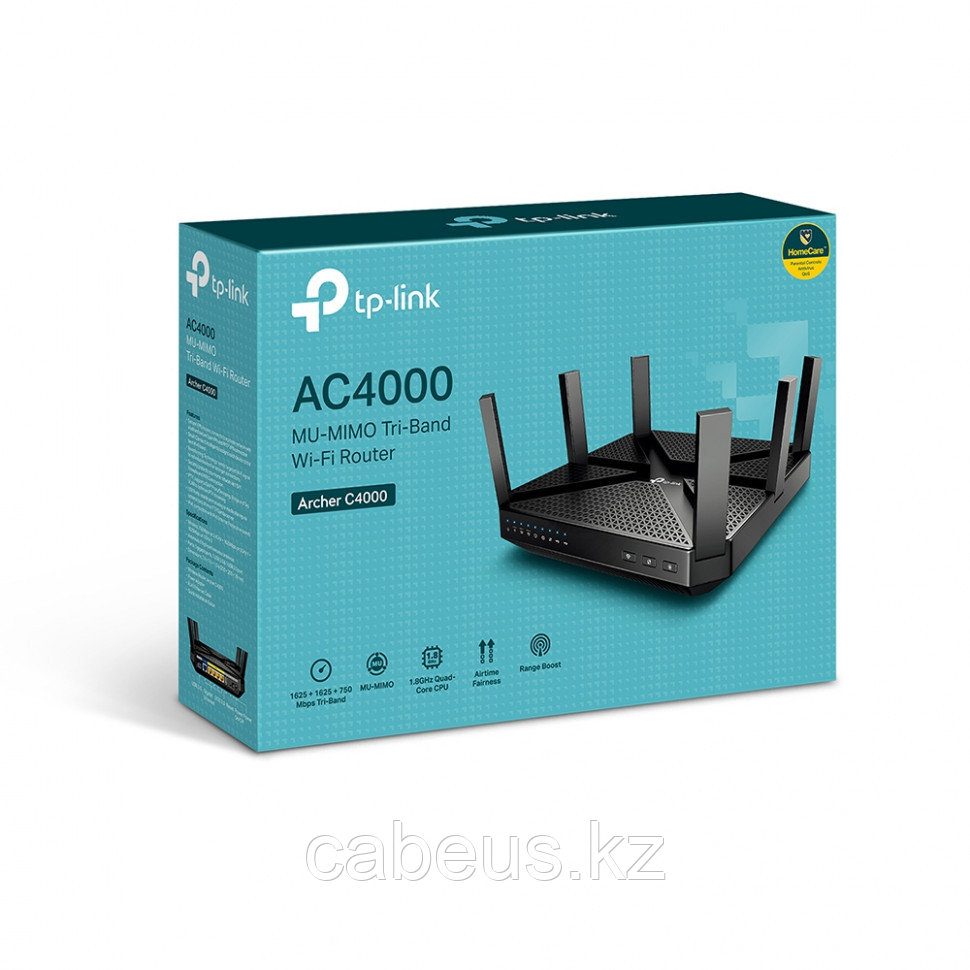 Маршрутизатор TP-Link, портов: 5, LAN: 4, WAN: 1, скорость мб/с: 4 000, антенн: 6, USB: Нет, 38,1х200,7х200,7 - фото 2 - id-p113397645