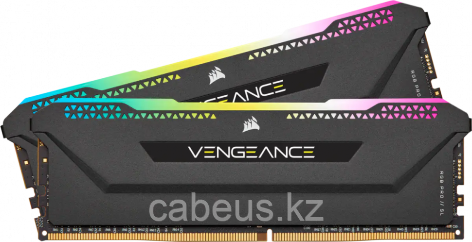Оперативная память 16Gb DDR4 3600MHz Corsair Vengeance RGB PRO SL (CMH16GX4M2D3600C18) (2x8Gb KIT) - фото 1 - id-p113379715