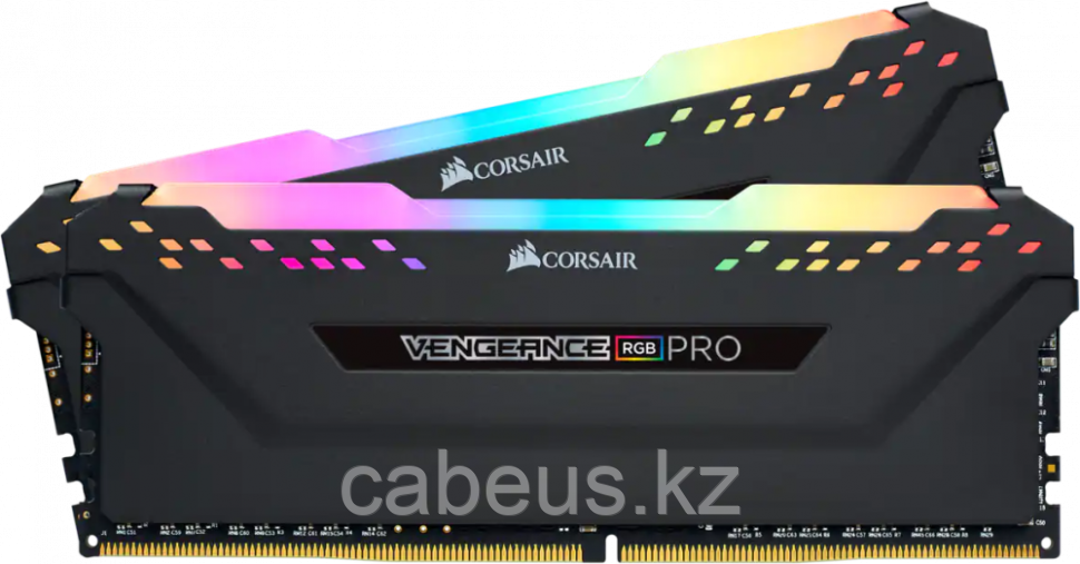 Оперативная память 16Gb DDR4 3600MHz Corsair Vengeance RGB PRO (CMW16GX4M2Z3600C18) (2x8Gb KIT) - фото 1 - id-p113379719