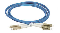 Коммутационный шнур оптический ITK, Duplex LC/LC (UPC/UPC), OM4 50/125, LSZH, 100м, цвет: синий,