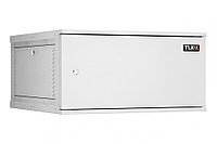 Шкаф телекоммуникационный настенный TLK Lite, 19", 6U, 303х600х600 мм (ВхШхГ), дверь: металл, боковая панель: