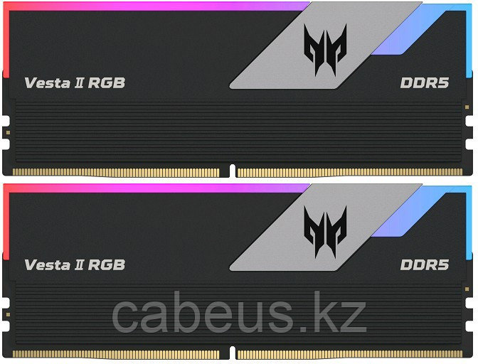 Оперативная память 32Gb DDR5 6800MHz Acer Predator Vesta II RGB (BL.9BWWR.361) (2x16Gb KIT) - фото 1 - id-p113379734