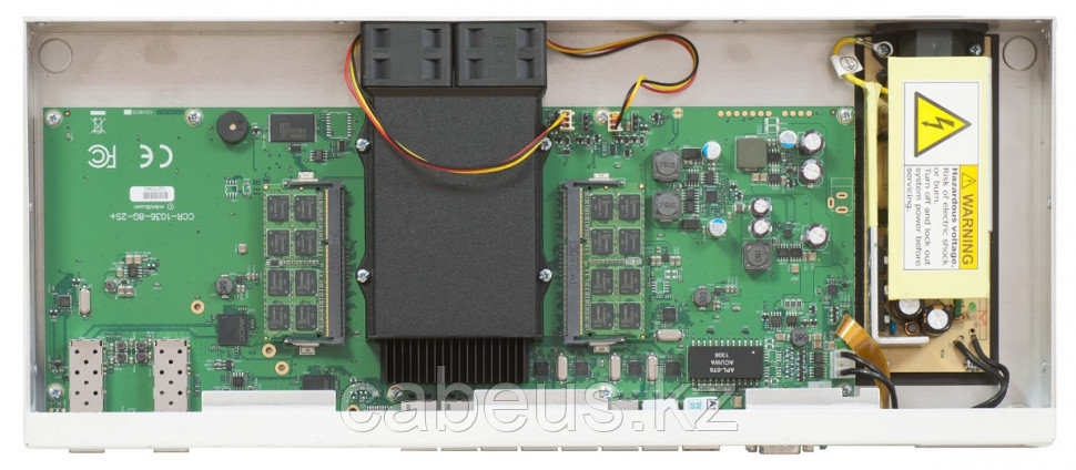Маршрутизатор Mikrotik, CCR, портов: 8, USB: Да, 44х193х443 мм (ВхШхГ), цвет: серый, процессор 36 ядер, - фото 2 - id-p113397659