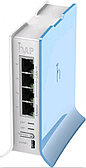 Маршрутизатор Mikrotik, RouterBOARD, портов: 4, LAN: 3, антенн: 1, 54х100х24 мм (ВхШхГ), цвет: белый,