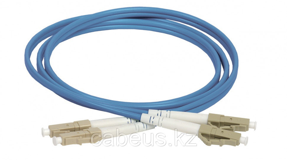 Коммутационный шнур оптический ITK, Duplex LC/LC (UPC/UPC), OM4 50/125, LSZH, 30м, цвет: синий, - фото 1 - id-p113388717